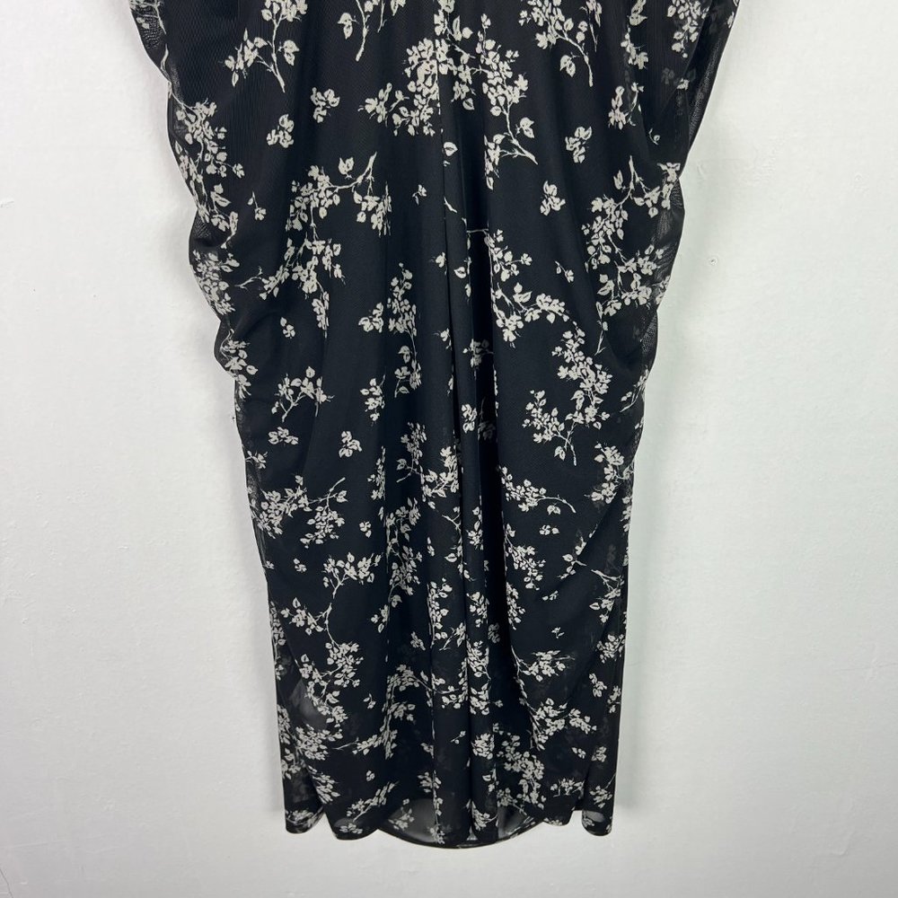 NWT Stitch Fix 41 Hawthorn Sophia Sleeveless Midi Dress Black Floral Size 1X - Picture 13 of 13